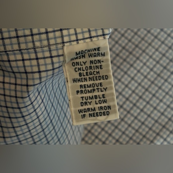 Ralph Lauren Men’s blue Size XL
 Classic-Fit Stretch Poplin Shirt - Picture 9 of 9